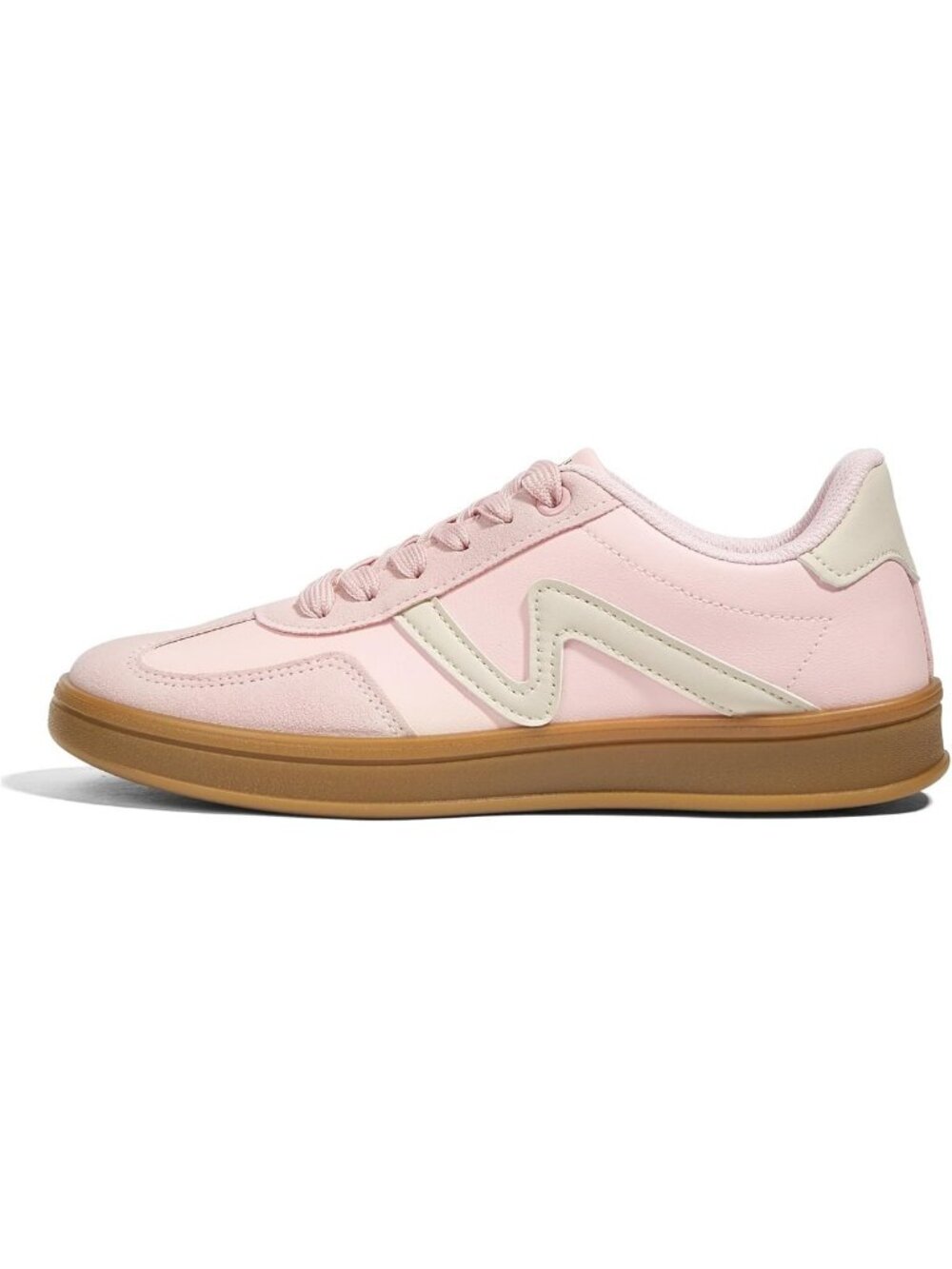Trendy Women's Classic Retro Sneakers with Gum Sole | Low Top Casual Shoes
